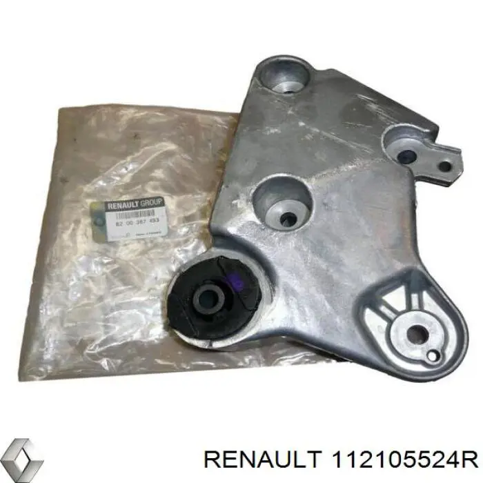 112105524R Renault (RVI) Coxim (suporte) direito de motor