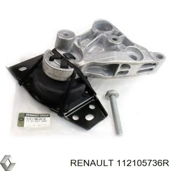 112105736R Renault (RVI) Coxim (suporte) direito dianteiro de motor