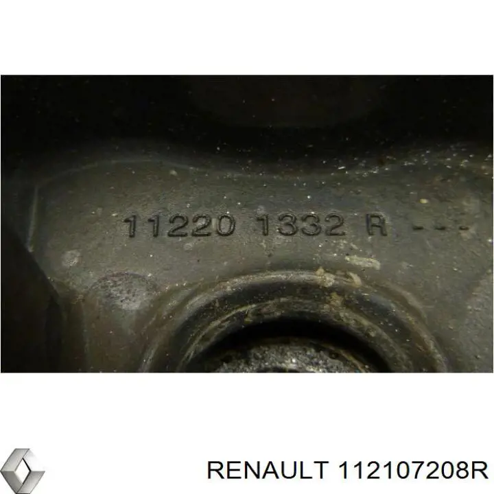 112107208R Renault (RVI) Coxim (suporte) direito de motor