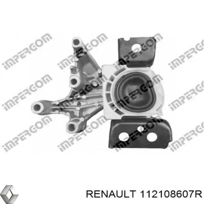 112108607R Renault (RVI) Coxim (suporte) direito de motor