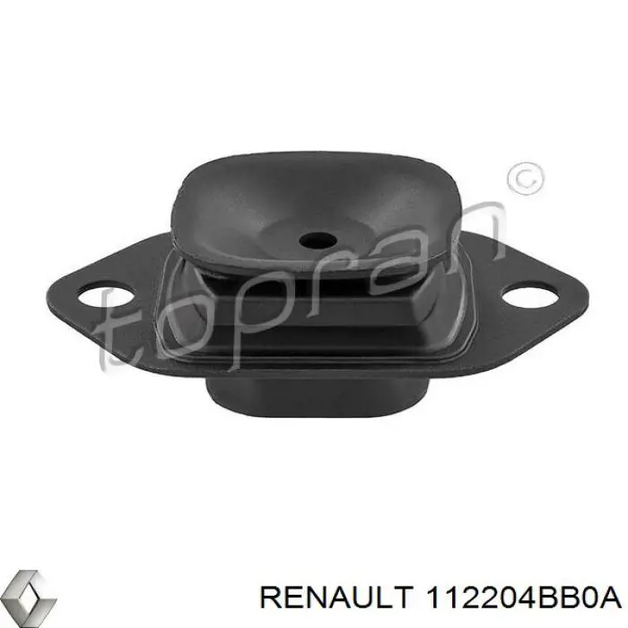 112204BB0A Renault (RVI) Coxim de transmissão (suporte da caixa de mudança)