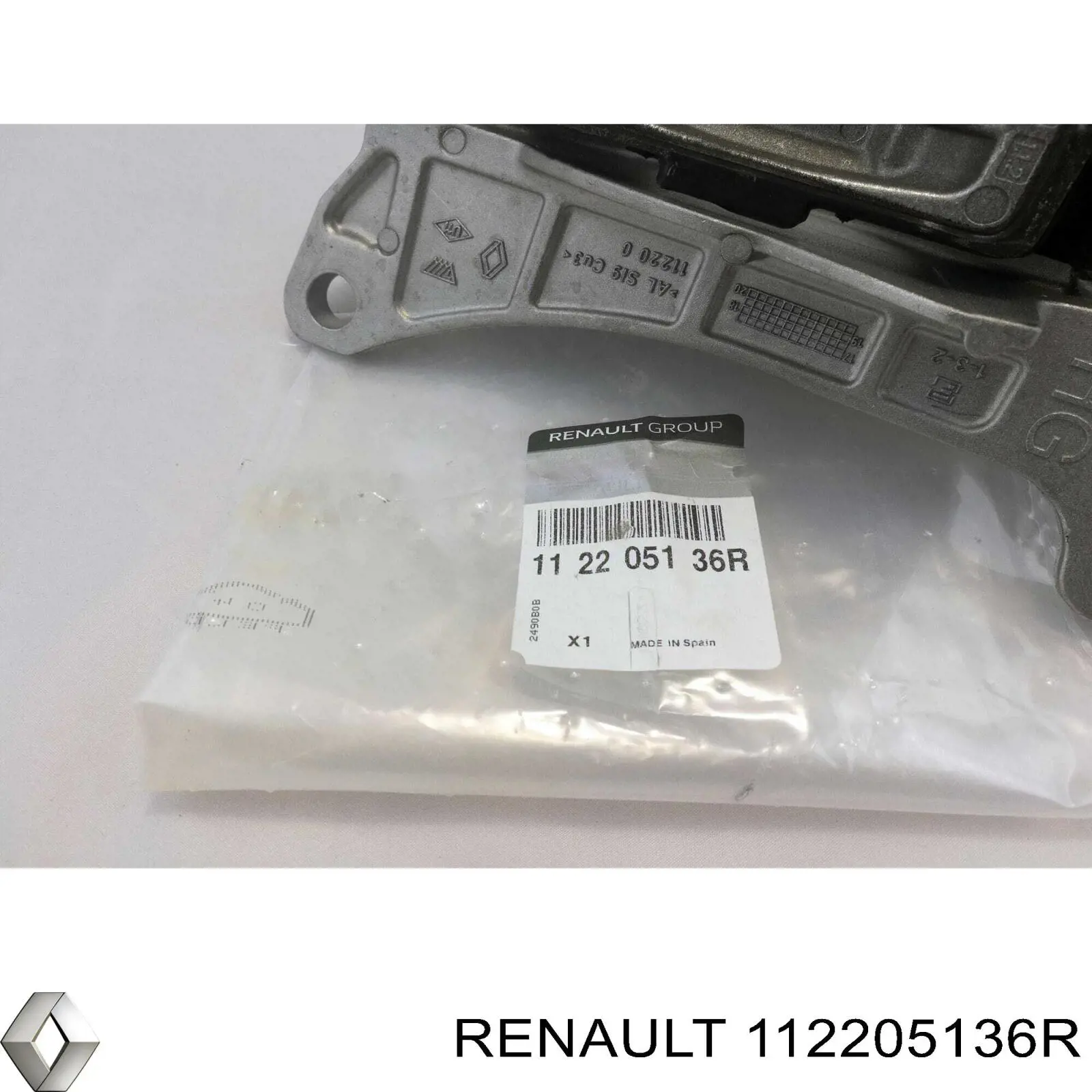 Coxim (suporte) esquerdo de motor Renault (RVI) 112205136R preço, a partir de 46,25 USD