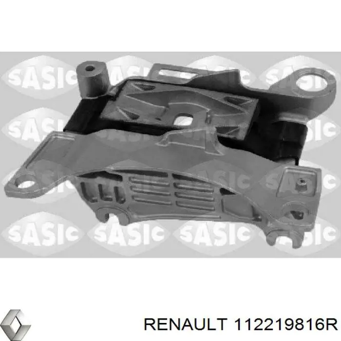 Coxim esquerdo de transmissão (suporte da caixa de mudança) Renault (RVI) 112219816R preço, a partir de 80,42 USD