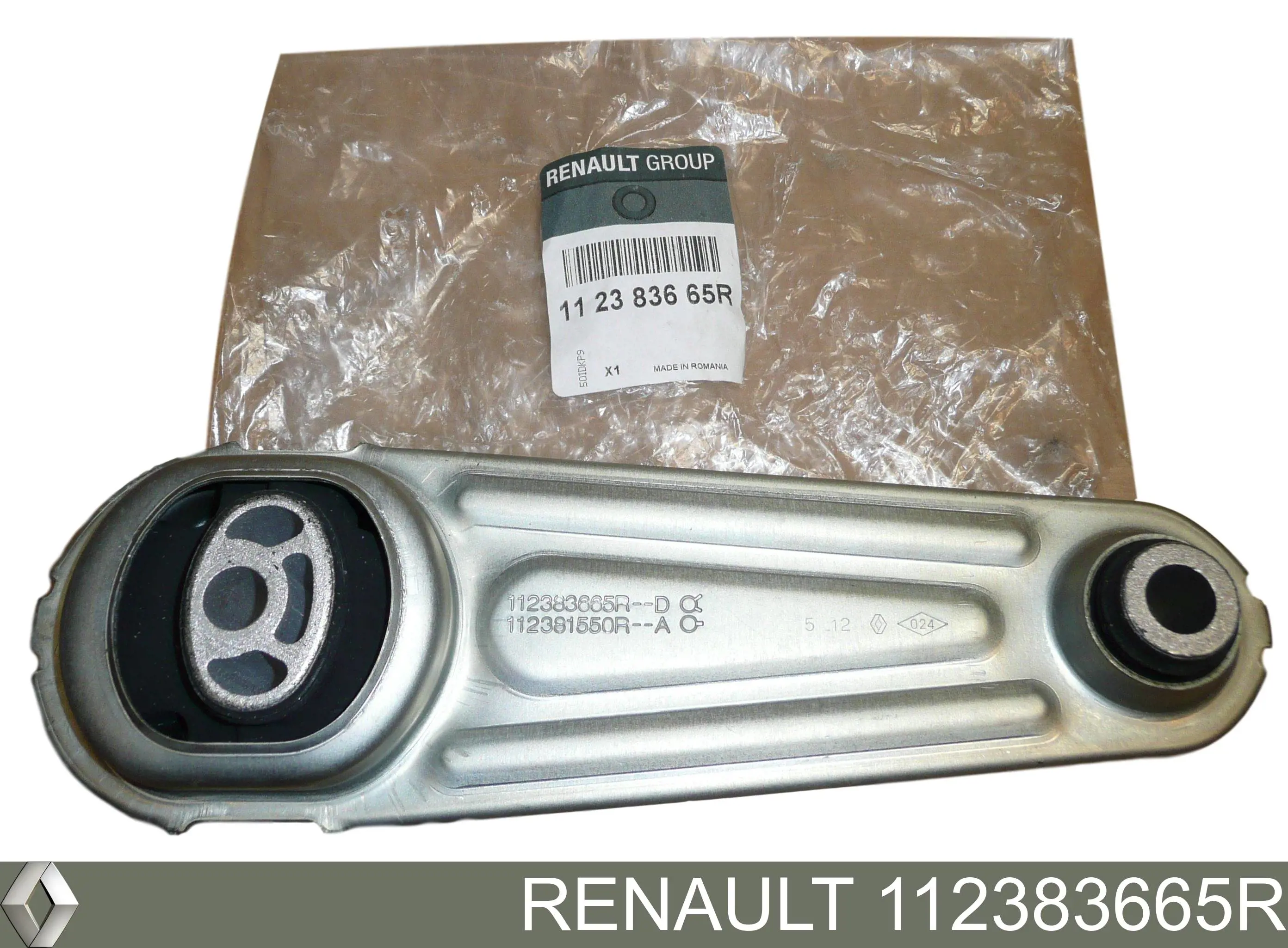 112383665R Renault (RVI) Coxim (suporte) traseiro de motor