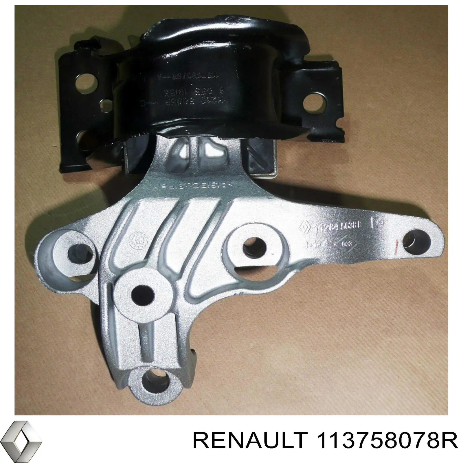 113758078R Renault (RVI) Coxim (suporte) direito de motor