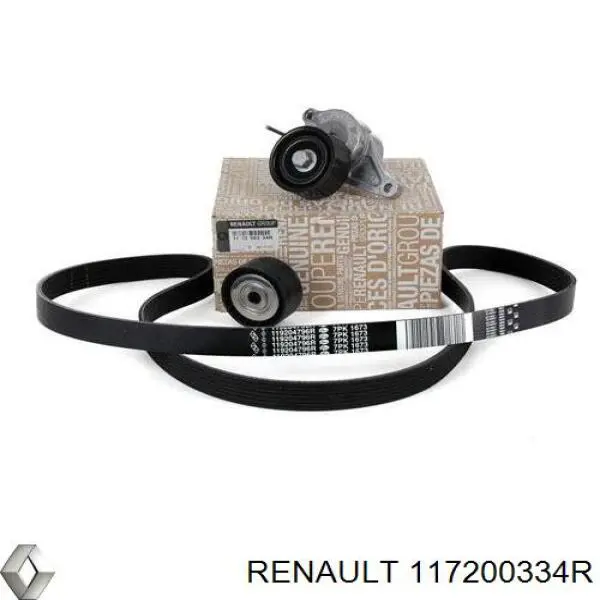 117200334R Renault (RVI) Correia dos conjuntos de transmissão, kit