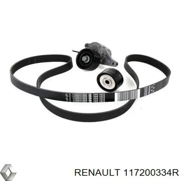Correia dos conjuntos de transmissão, kit Renault (RVI) 117200334R preço, a partir de 131,98 USD