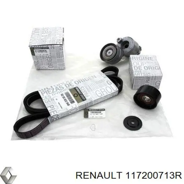 Correia dos conjuntos de transmissão, kit Renault (RVI) 117200713R preço, a partir de 107,04 USD