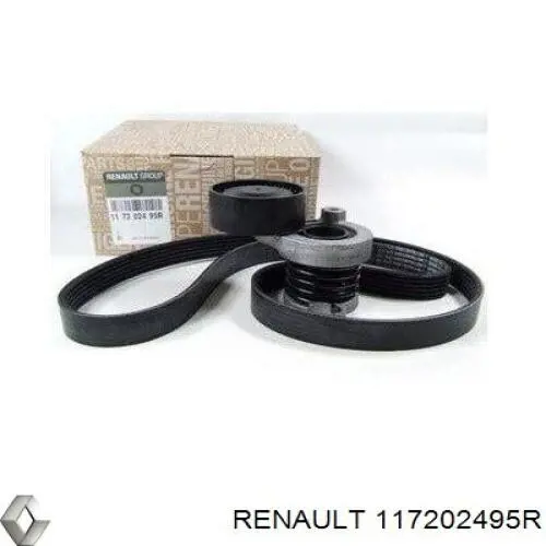 Correia dos conjuntos de transmissão, kit Renault (RVI) 117202495R preço, a partir de 131,86 USD