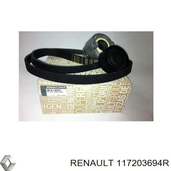 Correia dos conjuntos de transmissão, kit Renault (RVI) 117203694R preço, a partir de 61,44 USD