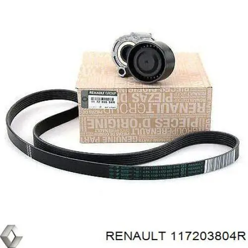 117203804R Renault (RVI) Correia dos conjuntos de transmissão, kit