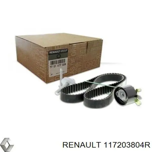 117203804R Renault (RVI) Correia dos conjuntos de transmissão, kit