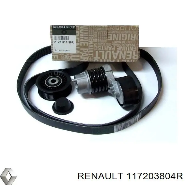 Correia dos conjuntos de transmissão, kit Renault (RVI) 117203804R preço, a partir de 113,42 USD