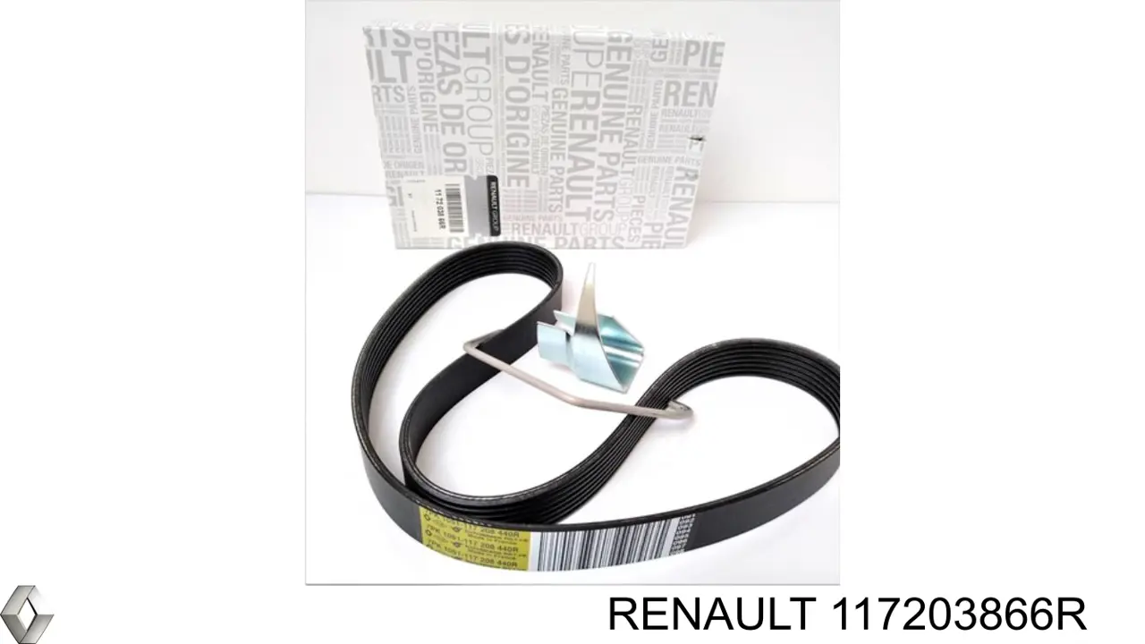 117203866R Renault (RVI) Correia dos conjuntos de transmissão