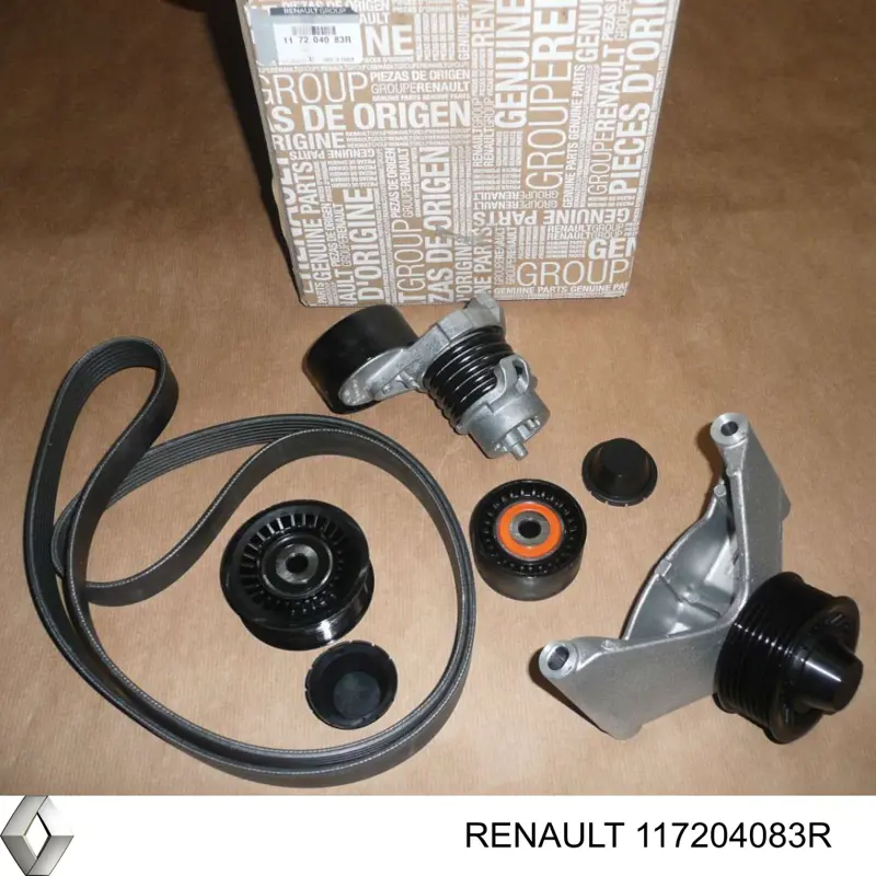 Correia dos conjuntos de transmissão, kit Renault (RVI) 117204083R preço, a partir de 119,82 USD