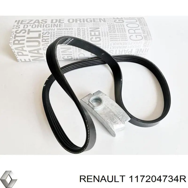 117204734R Renault (RVI) Correia dos conjuntos de transmissão