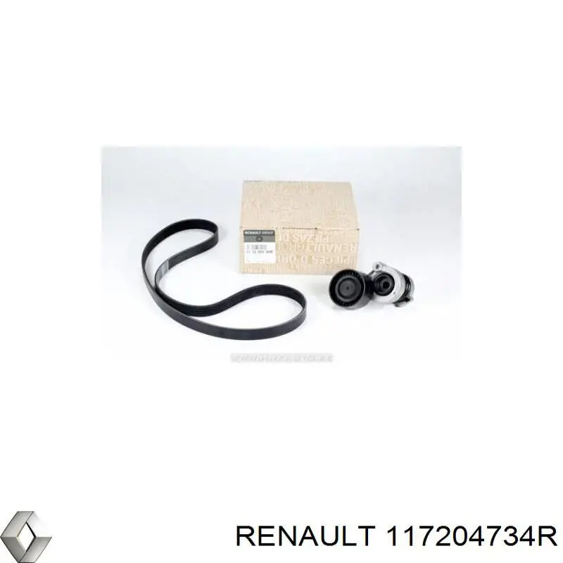 Correia dos conjuntos de transmissão Renault (RVI) 117204734R preço, a partir de 16,22 USD