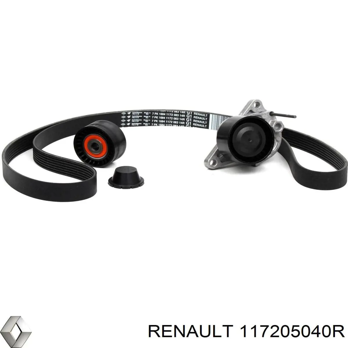 117205040R Renault (RVI) Correia dos conjuntos de transmissão, kit