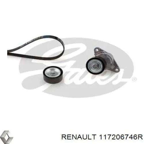 117206746R Renault (RVI) Correia dos conjuntos de transmissão, kit