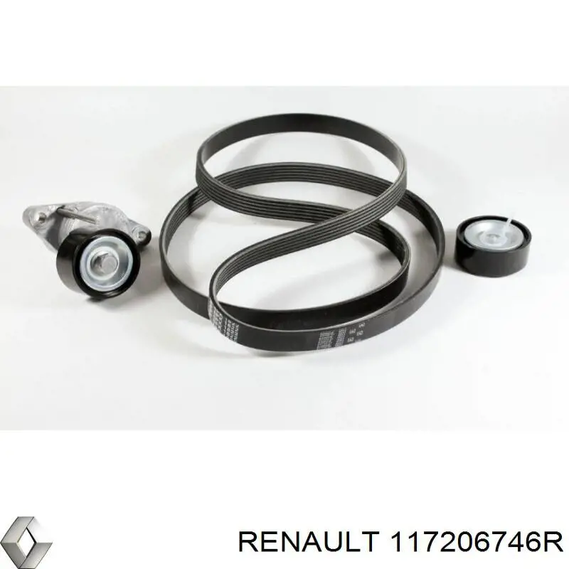 Correia dos conjuntos de transmissão, kit 117206746R Lada