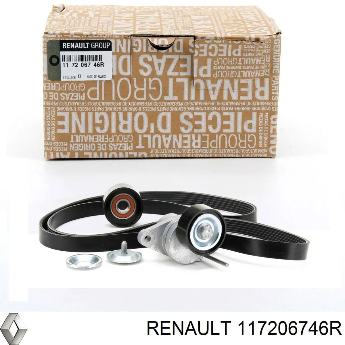 Compre 117206746R Lada Correia dos conjuntos de transmissão, kit