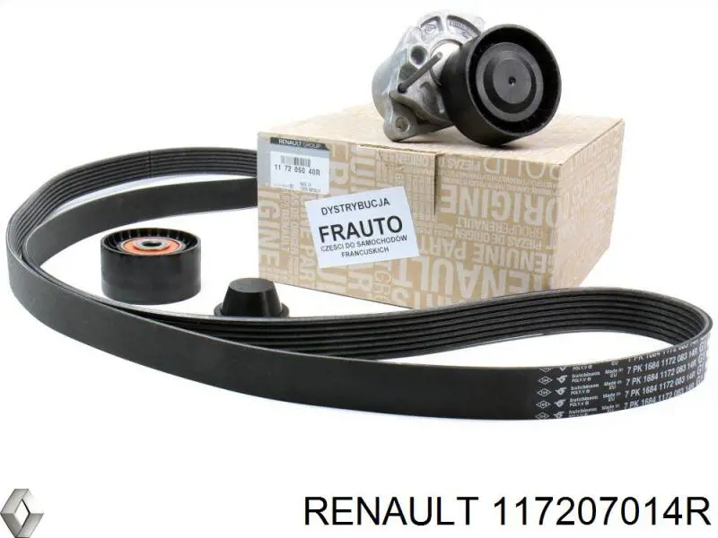 117207014R Renault (RVI) Correia dos conjuntos de transmissão, kit