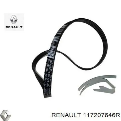 Correia dos conjuntos de transmissão, kit Renault (RVI) 117207646R preço, a partir de 68,66 USD
