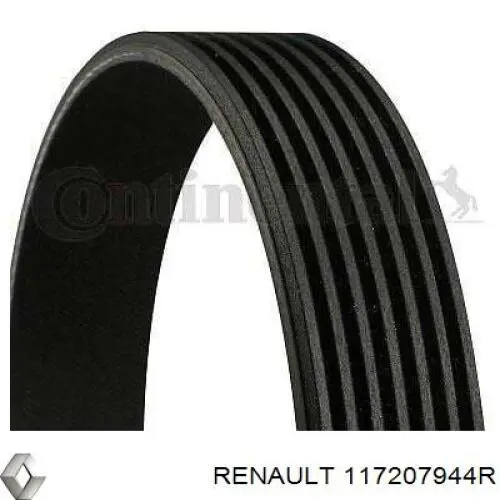 Correia dos conjuntos de transmissão Renault (RVI) 117207944R preço, a partir de 48,81 USD
