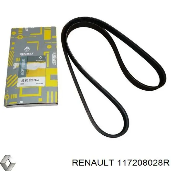 117208028R Renault (RVI) Correia dos conjuntos de transmissão, kit