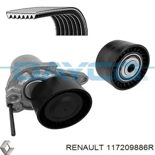Compre 117209886R Renault (RVI) Reguladora de tensão da correia de transmissão