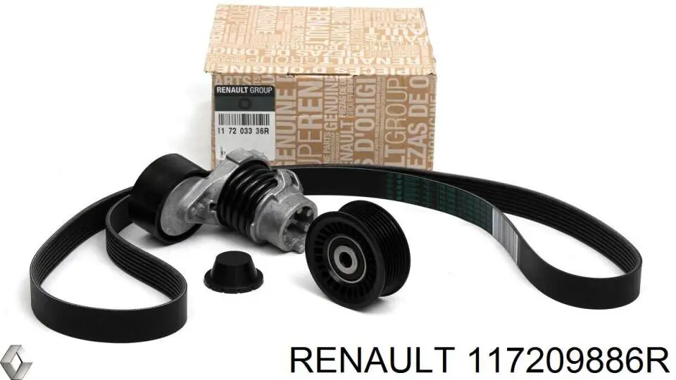 Reguladora de tensão da correia de transmissão Renault (RVI) 117209886R preço, a partir de 65,81 USD