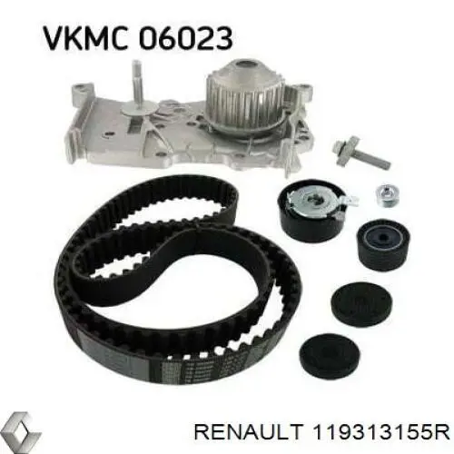 Correia do mecanismo de distribuição de gás, kit Renault (RVI) 119313155R preço, a partir de 8,92 USD