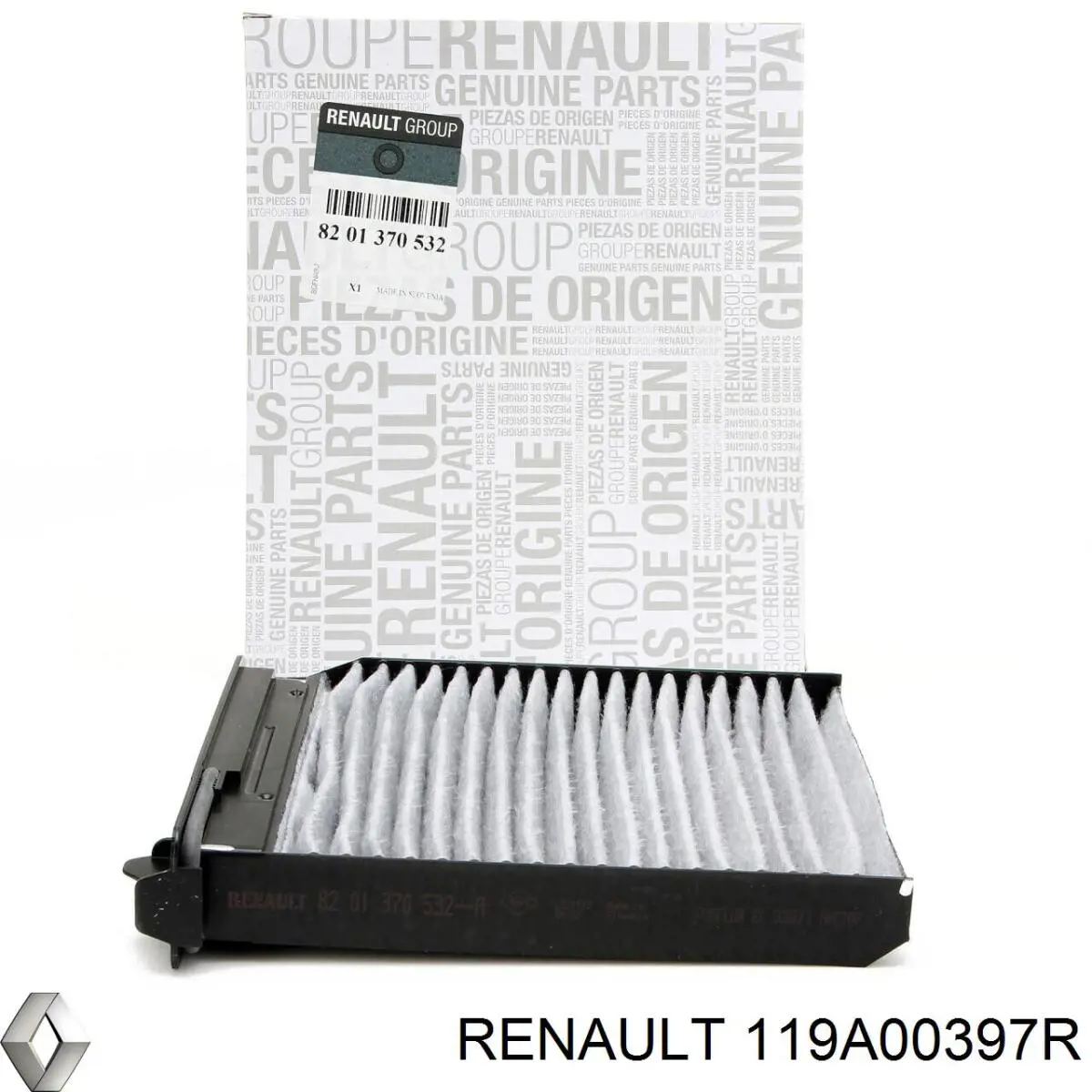 Compre 119A00397R Renault (RVI) Correia do mecanismo de distribuição de gás, kit