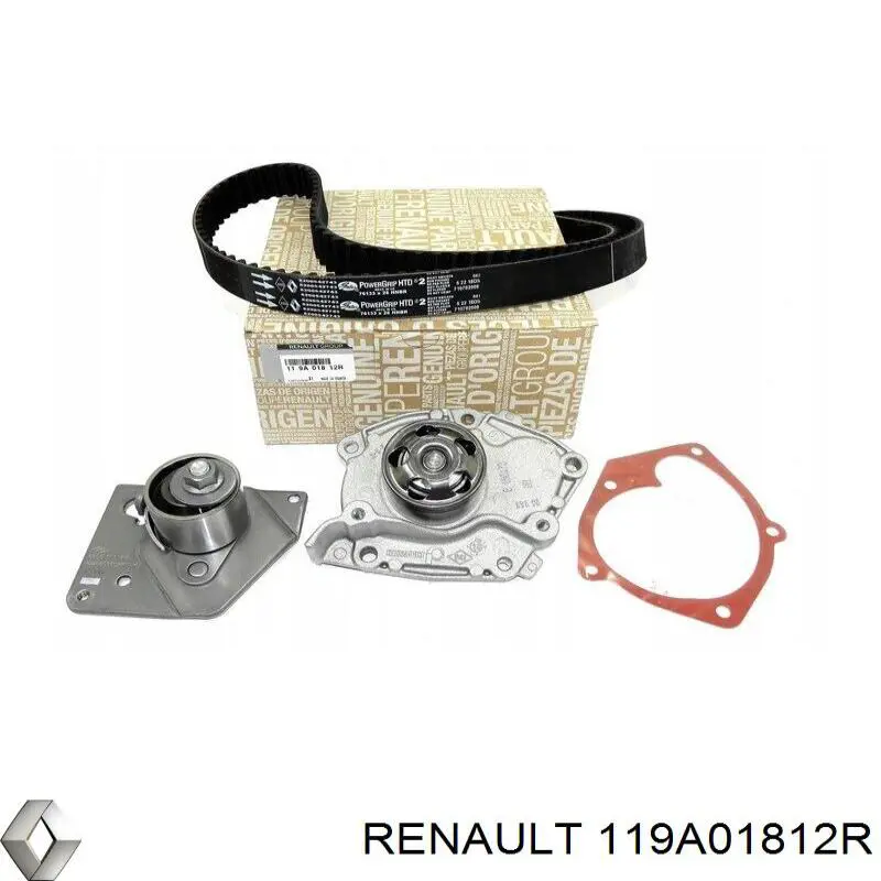 119A01812R Renault (RVI) Correia do mecanismo de distribuição de gás, kit