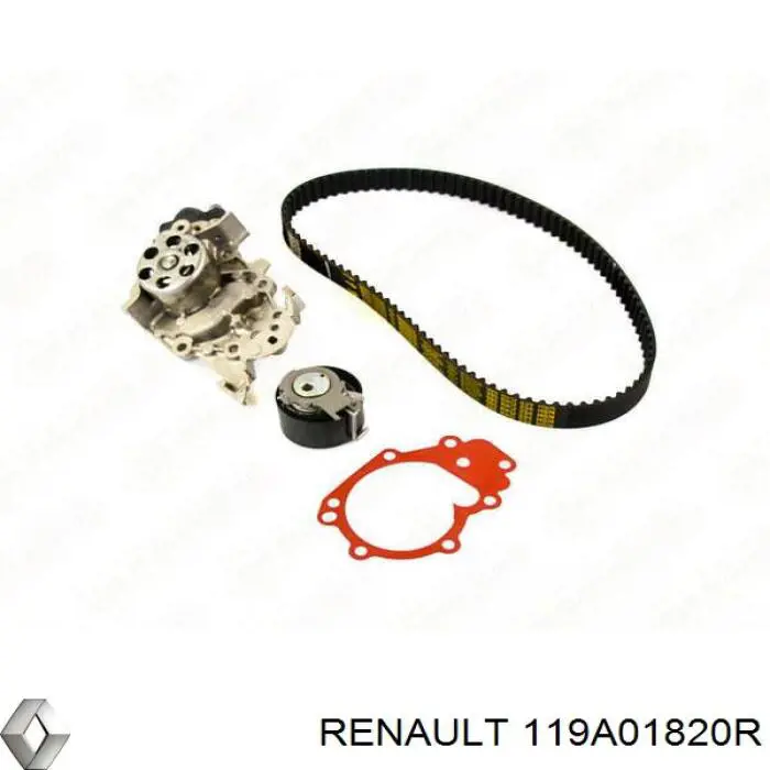Compre 119A01820R Renault (RVI) Correia do mecanismo de distribuição de gás, kit