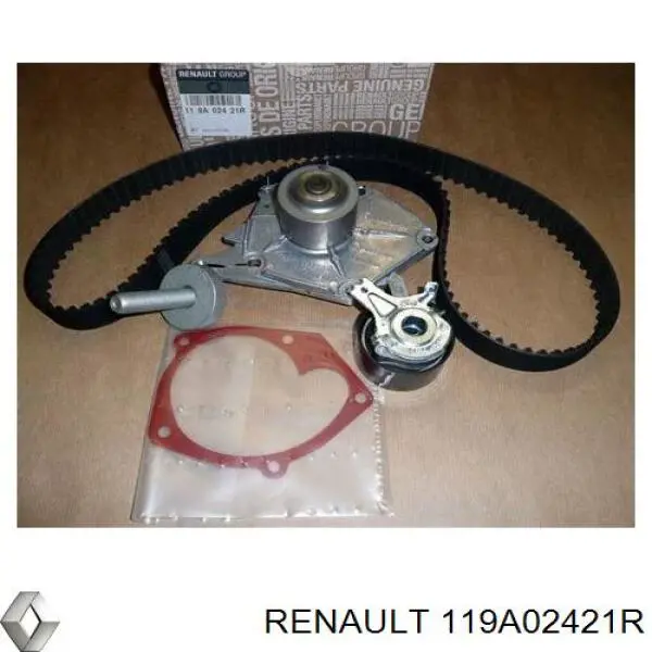 119A02421R Renault (RVI) Correia do mecanismo de distribuição de gás, kit