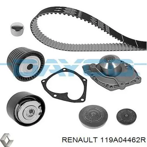 Correia do mecanismo de distribuição de gás, kit Renault (RVI) 119A04462R preço, a partir de 241,52 USD