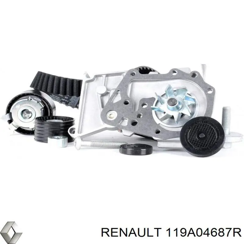 Correia do mecanismo de distribuição de gás, kit Renault (RVI) 119A04687R preço, a partir de 123,76 USD