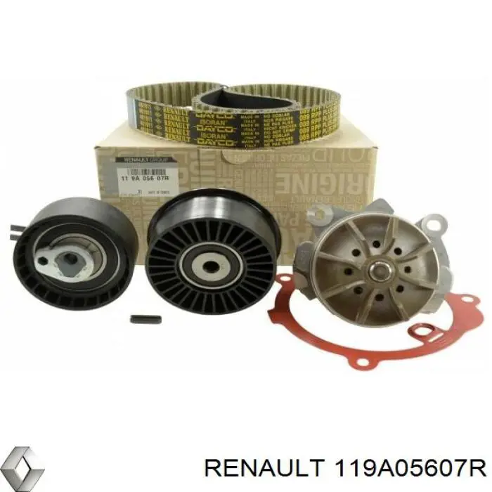119A05607R Renault (RVI) Correia do mecanismo de distribuição de gás, kit