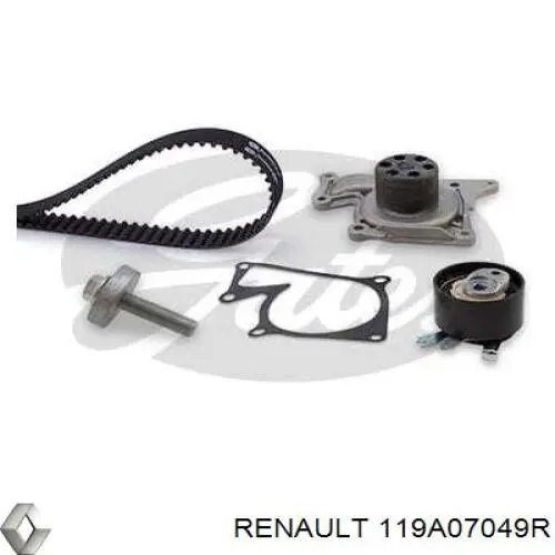 119A07049R Renault (RVI) Correia do mecanismo de distribuição de gás, kit