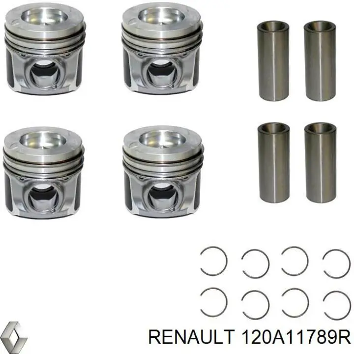 130038001400 NE/NPR Pistão do kit para 1 cilindro, STD