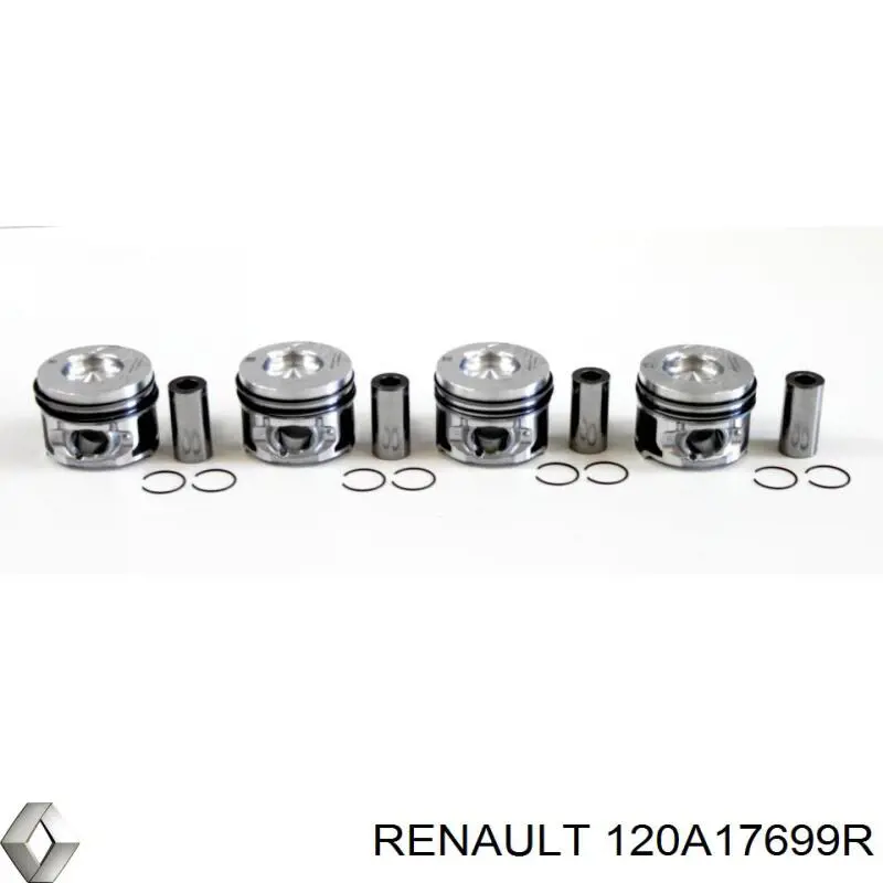 120A17699R Renault (RVI) Pistão do kit para 1 cilindro, STD