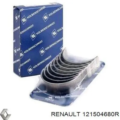 Compre 121504680R Renault (RVI) Folhas inseridas de cambota de biela, kit, padrão (STD)