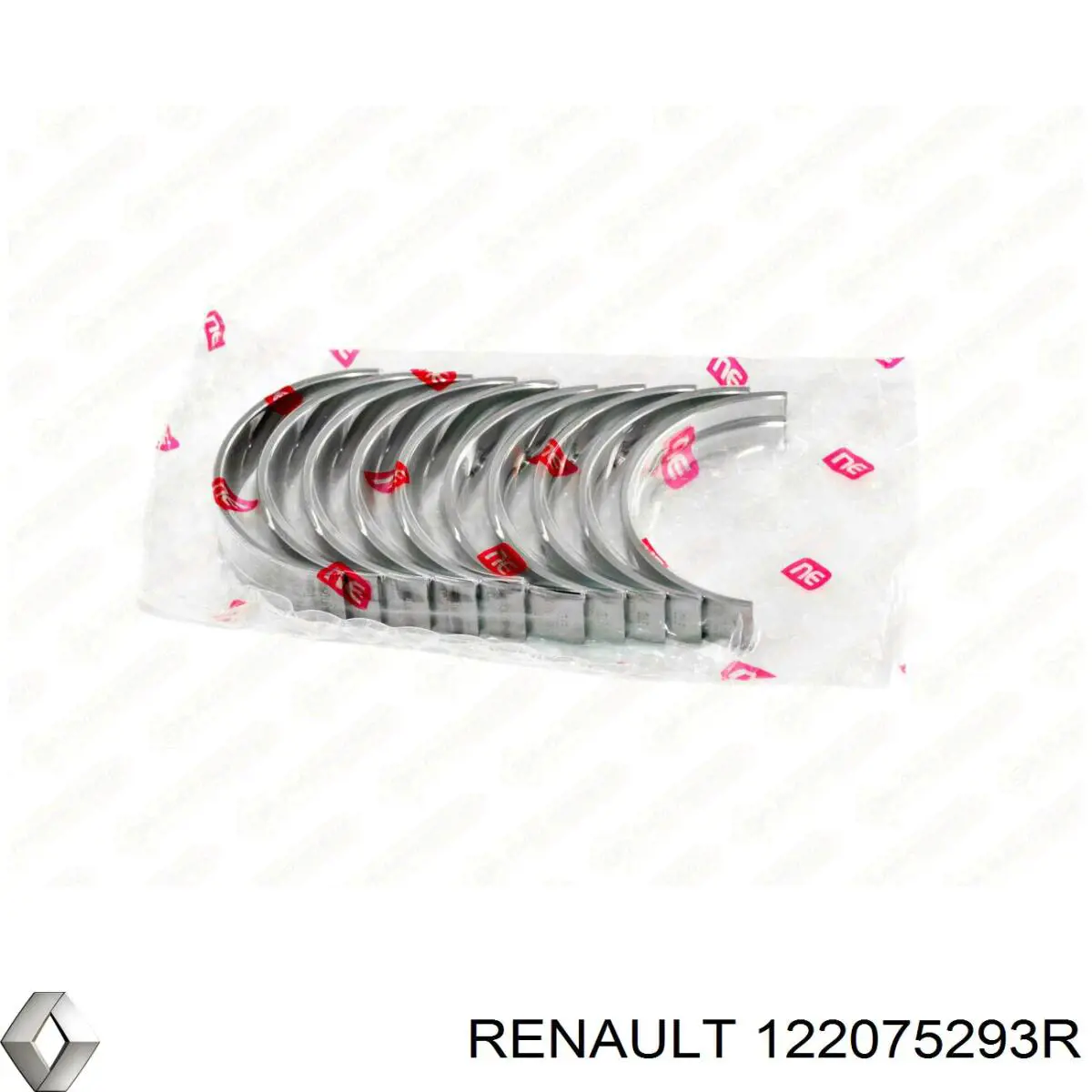 122075293R Renault (RVI) Folhas inseridas principais de cambota, kit, padrão (STD)