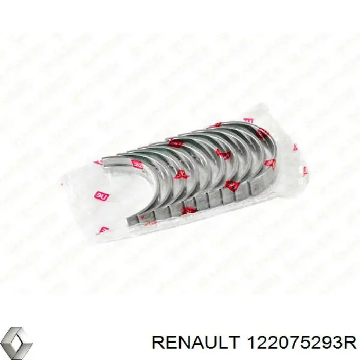 Folhas inseridas principais de cambota, kit, padrão (STD) Renault (RVI) 122075293R preço, a partir de 38,27 USD