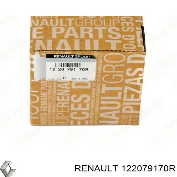 122079170R Renault (RVI) Folhas inseridas de cambota de biela, kit, padrão (STD)