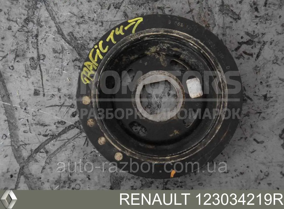 123034219R Renault (RVI) Polia de cambota