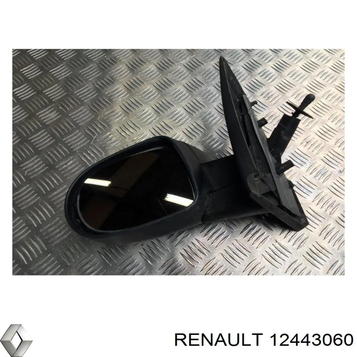 Compre 12443060 Renault (RVI) Espelho de retrovisão esquerdo