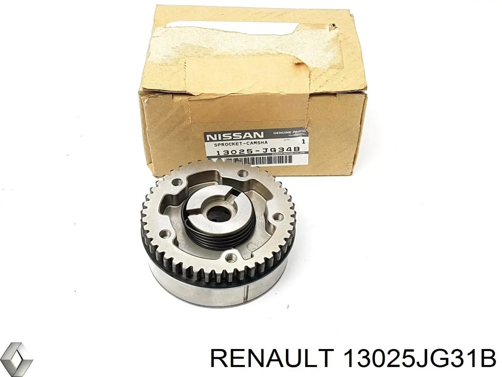 13025JG31B Renault (RVI) Engrenagem de cadeia da roda dentada da árvore distribuidora de motor