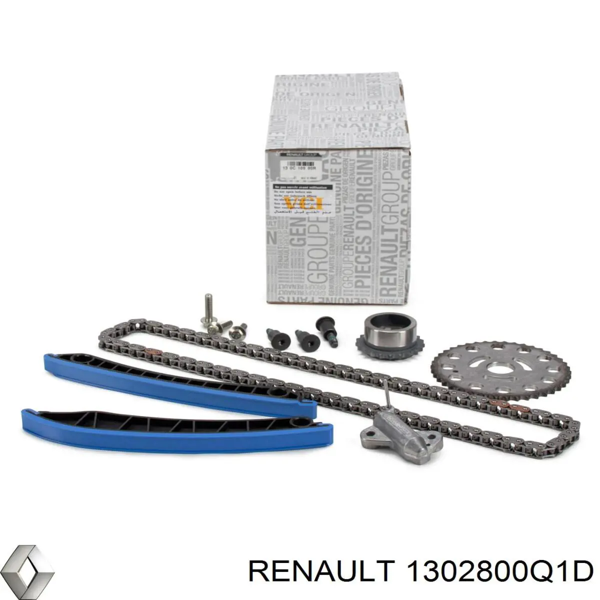 Cadeia do mecanismo de distribuição de gás, kit Renault (RVI) 1302800Q1D preço, a partir de 10,02 USD